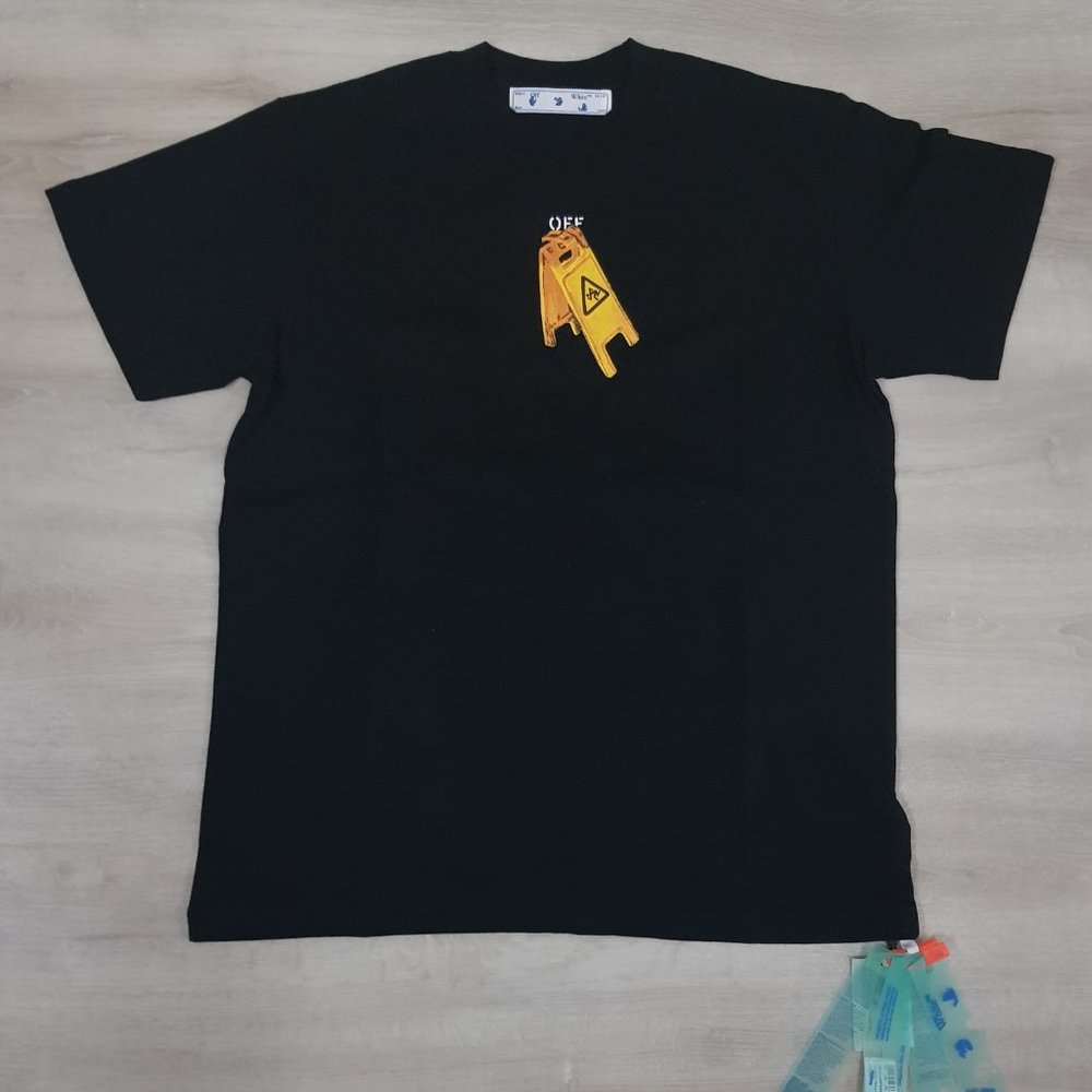 Off-White Pascal Skeleton Printed Black T-Shirt